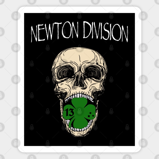 Newton Division Skull Magnet by knightwatchpublishing